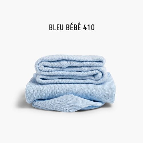 Collants Enfant Maille Uni Condor Bleu bébé
