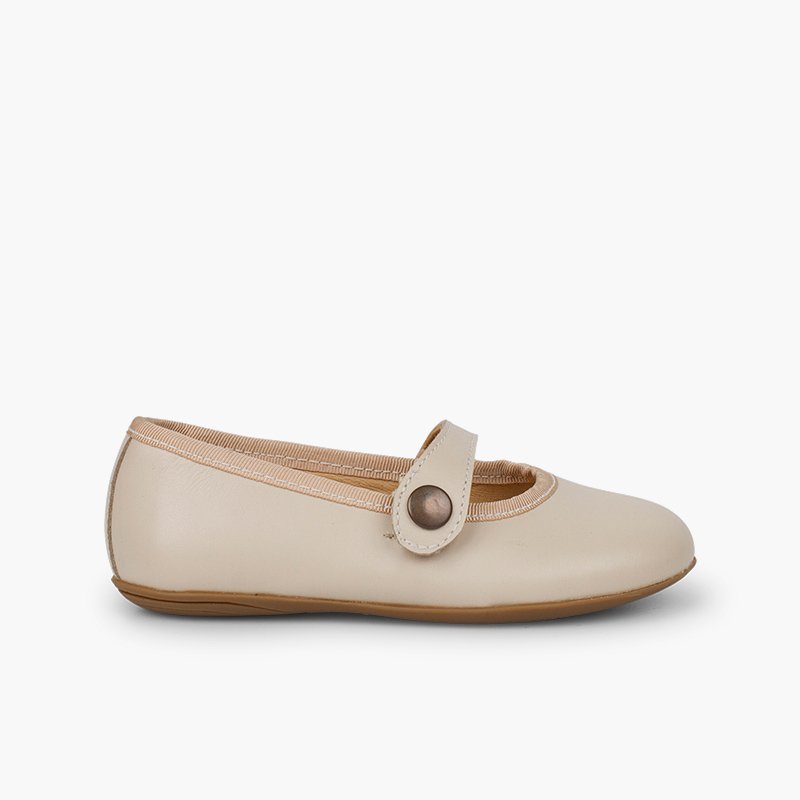 Chaussures de cérémonie en cuir  Beige
