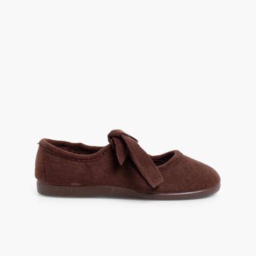 Babies serratex de marque Norteñas avec ruban Marron