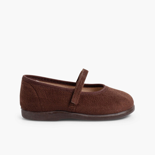 Chaussures à boucle et à scratch Bamara  Marron