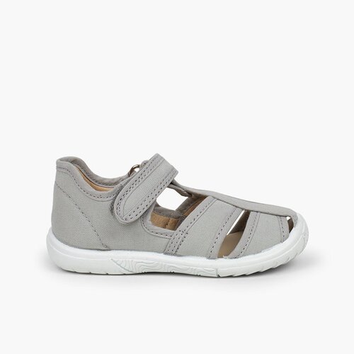 Chaussures salomé sandale à scratch enfant bout renforcé Gris