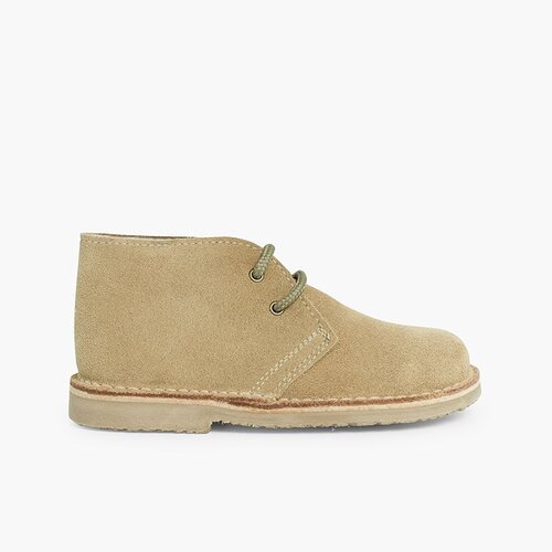 Desert Boots Bottines Chukka à Lacets Enfants et Adultes Sable