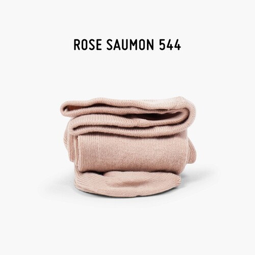 Collants Enfant Maille Uni Condor Rose poudré