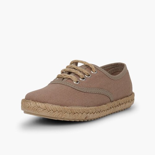 Baskets garçon semelle et lacets jute  Brun