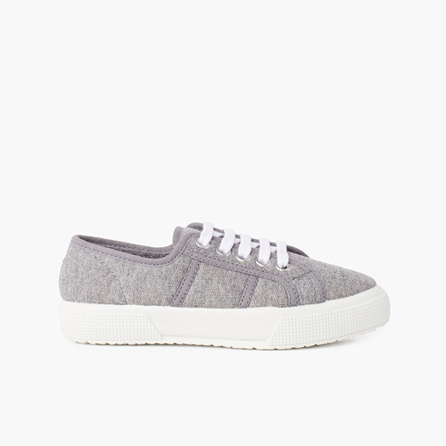 Baskets en Maille Bio Gris
