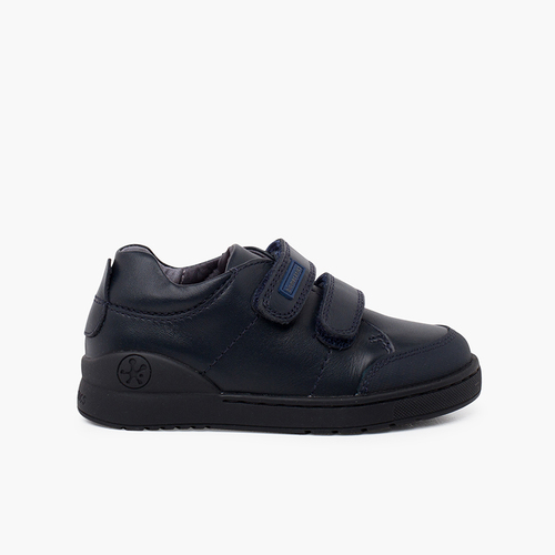 Chaussures collégiales Biomecanics avec bandes adhérentes Bleu Marine