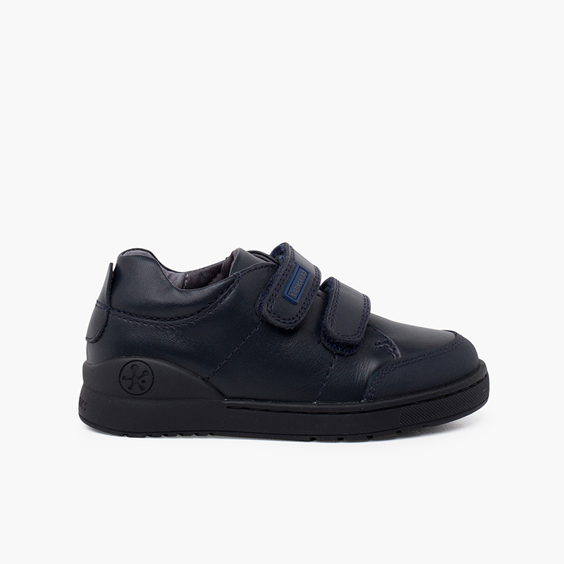 Chaussures collégiales Biomecanics avec bandes adhérentes Bleu Marine