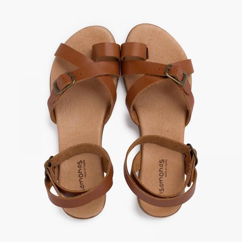 Sandales entredoigt cuir femme hot sale