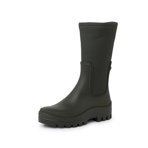 Bottes De Pluie En Caoutchouc Femme - Bottes Longues Élégantes Pour Toutes Saisons