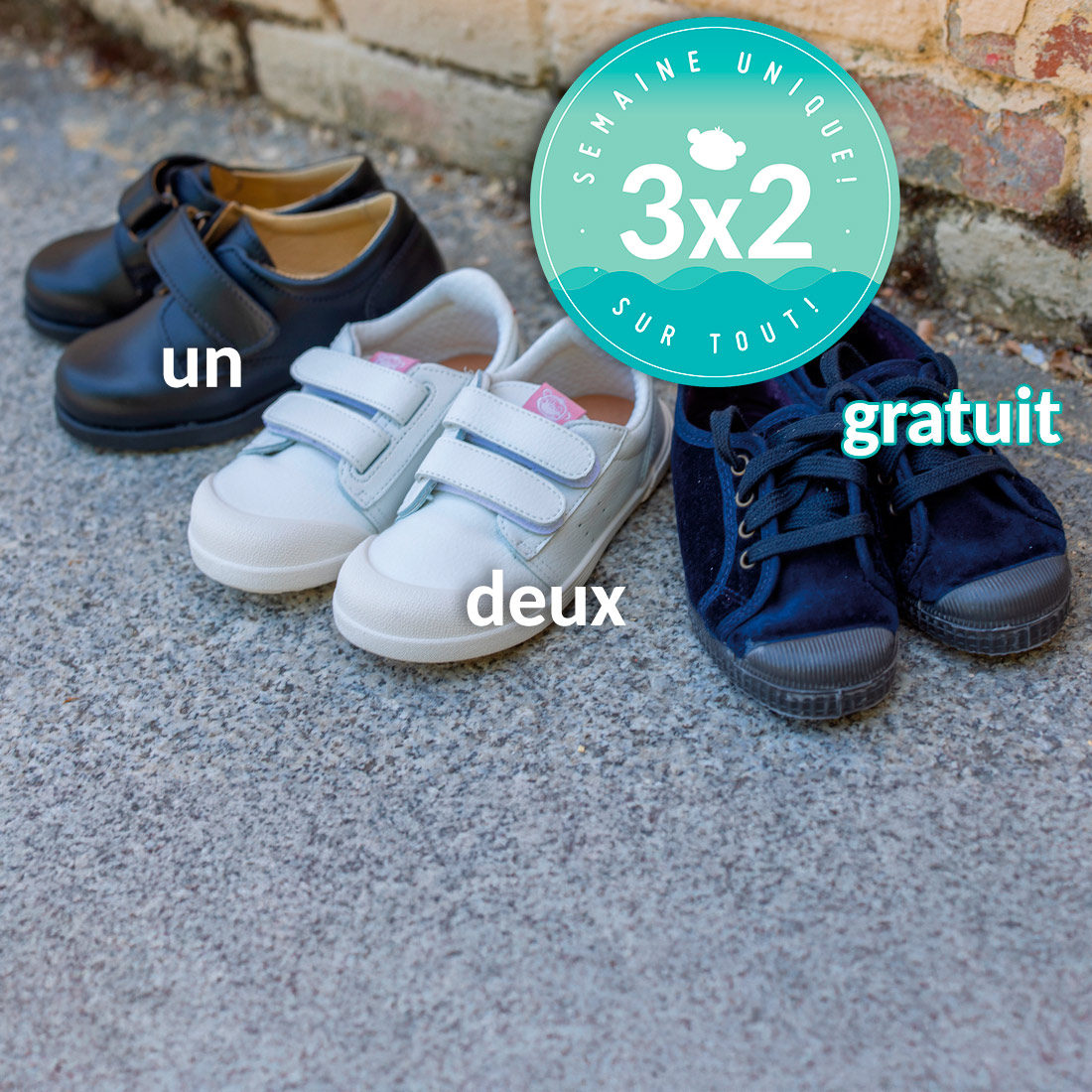 Semaine Unique 3 pour 2 !