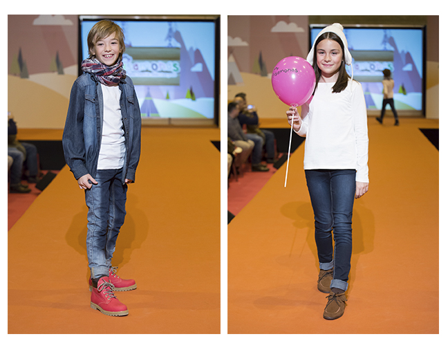 Desfile zapatos niña y niño Desfile zapatos niña y niño