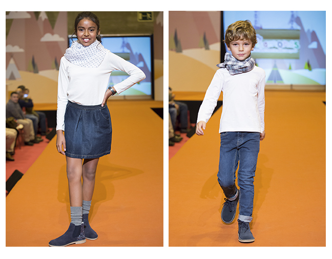 Desfile zapatos casual niña y niño Desfile zapatos casual niña y niño