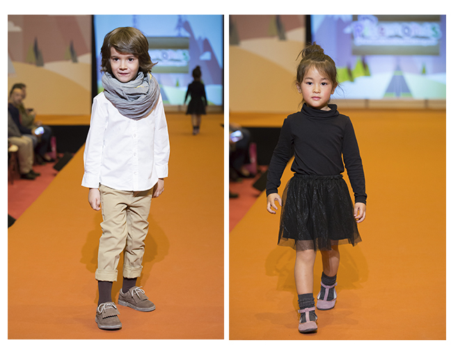 Desfile zapatos vestir niña y niño Desfile zapatos vestir niña y niño