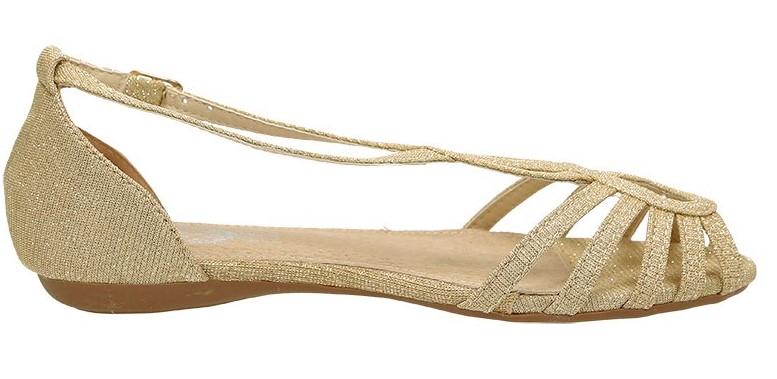 Sandalias oro para niñas Sandalias oro para niñas